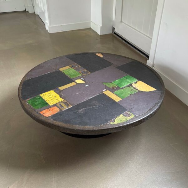 Brutalist coffee table, Paul Kingma, The Netherlands, 1970s