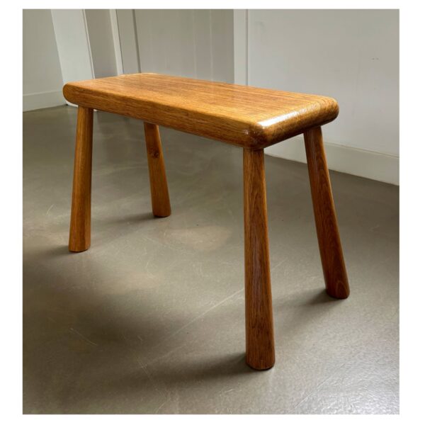 Vintage stool, lackered wood