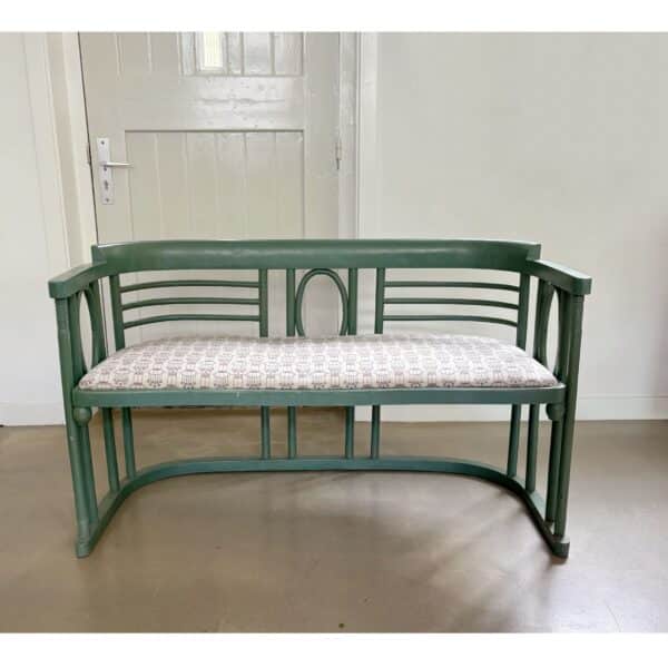 Rare "Fledermaus" bench, design Josef Hoffmann, Austria, 1930s