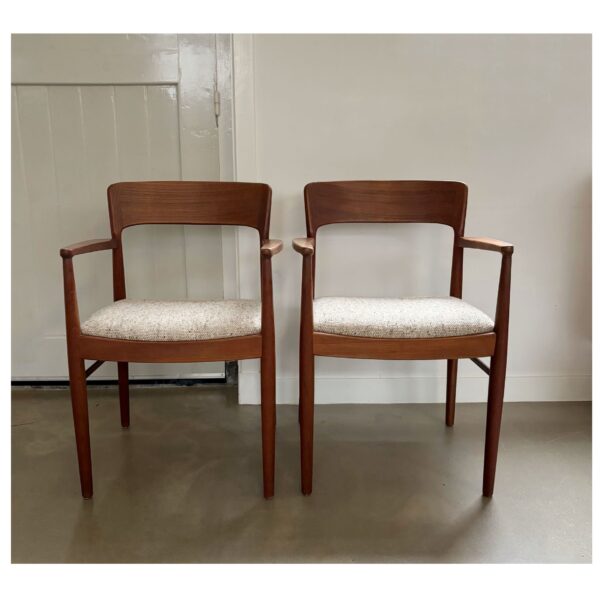 Armchairs by Henning Kjaernulf for KS Mobler, Denmark, 1960s, Set of 2