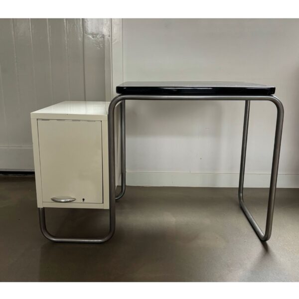 Mid-century, Bauhaus style writing table, small desk, Mauser GmbH, Germany