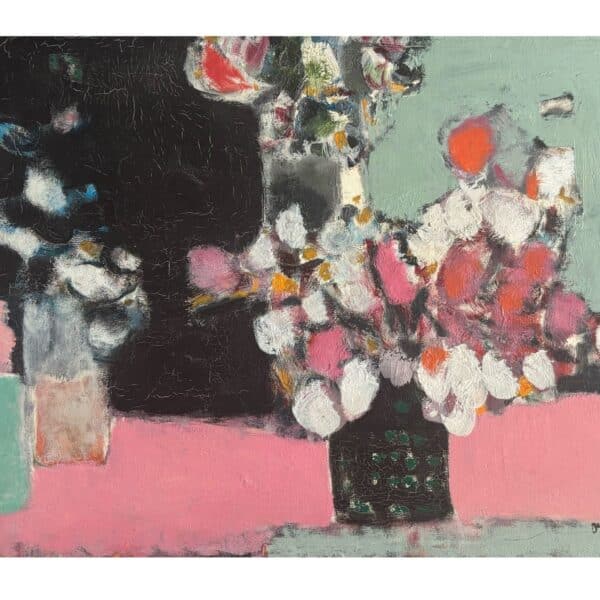 Beautiful colorful work, signed lower right 'gerardiaz' (Gérard Diaz), 1960/70s, France