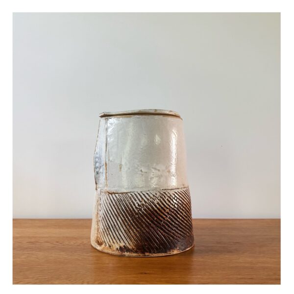 Unique, large lidded vase or pot by Petri Voet, 1990's