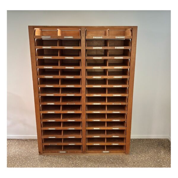 Beautiful old archive or filing cabinet, 28 drawers