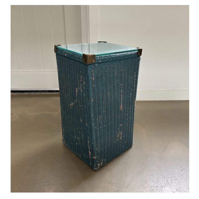 Lloyd Loom style side table MAIN
