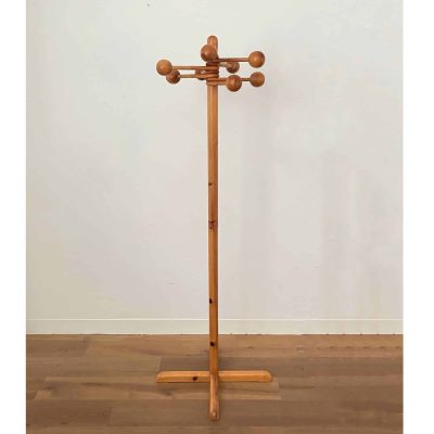 Standing coat rack pine wood 2