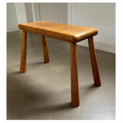 Vintage stool lackered wood 1