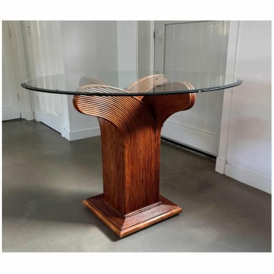 Vivai del Sud round dining table 1970s 1