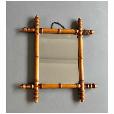 faux bamboo mirror main