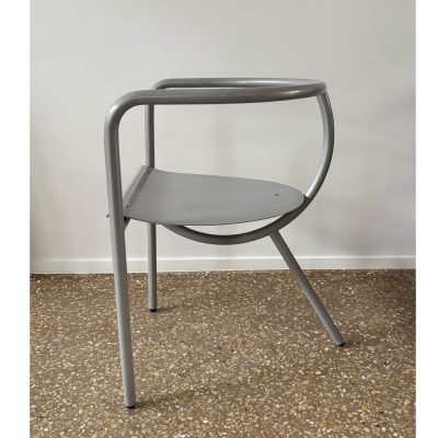 grey steel chair felicerosi 2