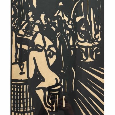 linocut artwork Jan Kuhr main