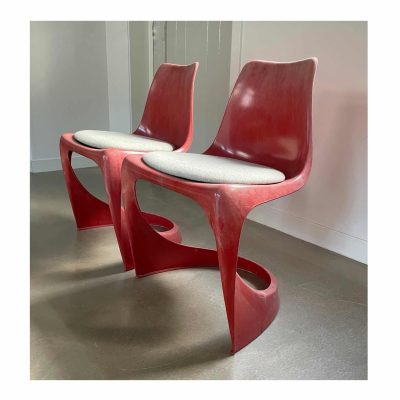 set CADO chairs red 2