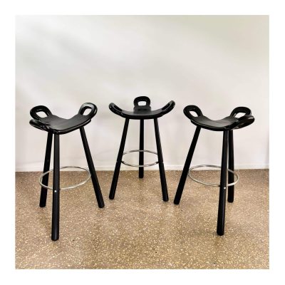 set of 3 Marbella bar stools 2