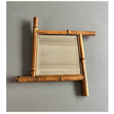 square bamboo mirror 4