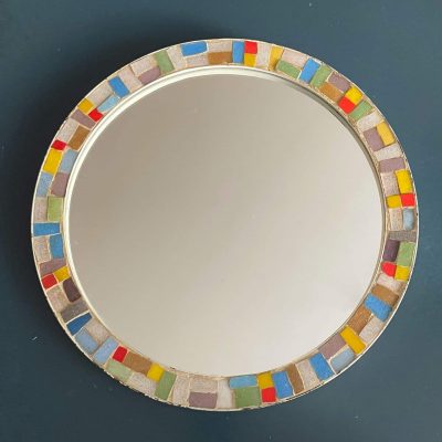 vintage mirror mosaic edge 1