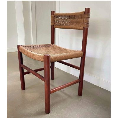 wooden chair papercord seat MAIN
